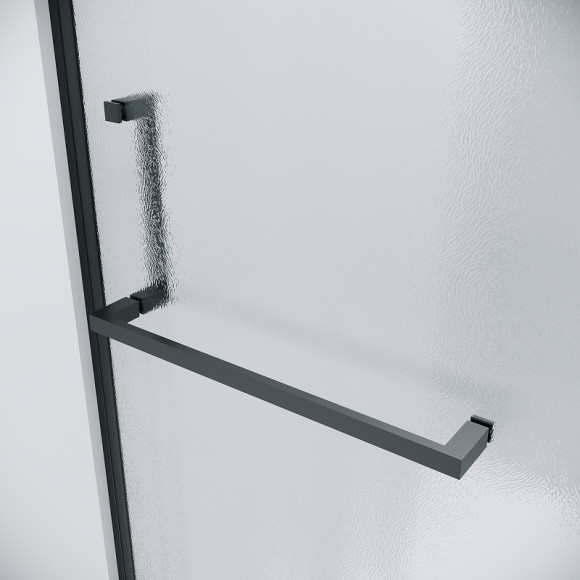 Душевая дверь Grossman Pragma 120 100.K33.03.120.21.02 профиль Черный матовый стекло шиншилла Душевая дверь Grossman Pragma 120 100.K33.03.120.21.02 профиль Черный матовый стекло шиншилла