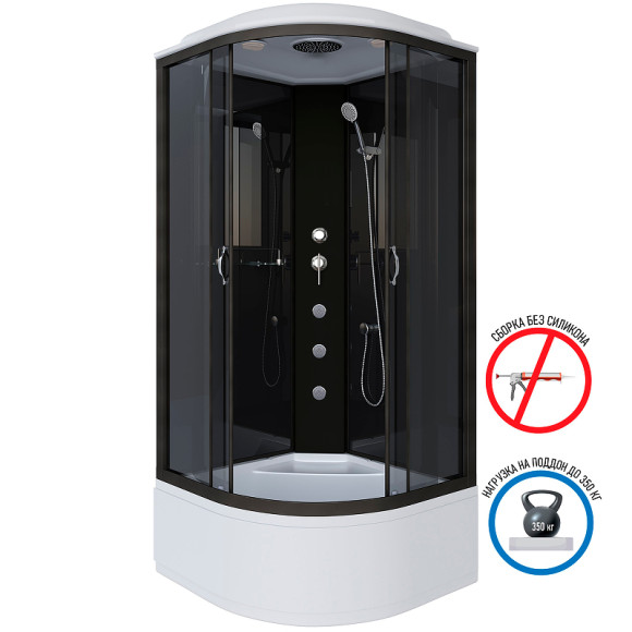 Душевая кабина Niagara Classic 90x90 NG-6508-14G с гидромассажем Душевая кабина Niagara Classic 90x90 NG-6508-14G с гидромассажем