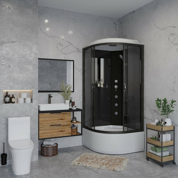 Душевая кабина Niagara Classic 90x90 NG-6508-14G с гидромассажем Душевая кабина Niagara Classic 90x90 NG-6508-14G с гидромассажем