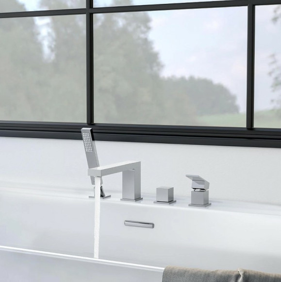 Смеситель на борт ванны Aquatek Либра AQ1648CR Хром