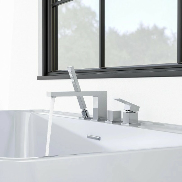 Смеситель на борт ванны Aquatek Либра AQ1648CR Хром