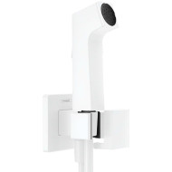 Гигиенический душ со смесителем Hansgrohe Bidette 29233700 Белый матовый