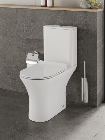 Унитаз компакт Orange C01-000W с бачком и сиденьем Микролифт Унитаз компакт Orange C01-000W с бачком и сиденьем Микролифт