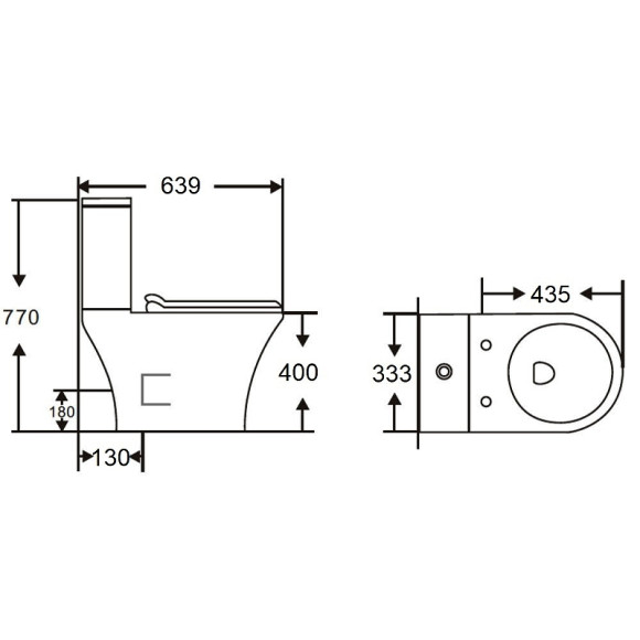 Унитаз компакт Orange C01-000W с бачком и сиденьем Микролифт Унитаз компакт Orange C01-000W с бачком и сиденьем Микролифт
