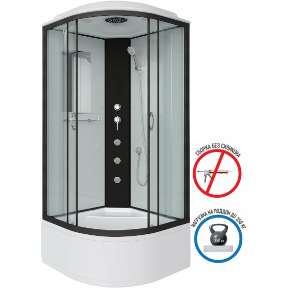 Душевая кабина Niagara Classic 100х100 NG-6709-14G с гидромассажем