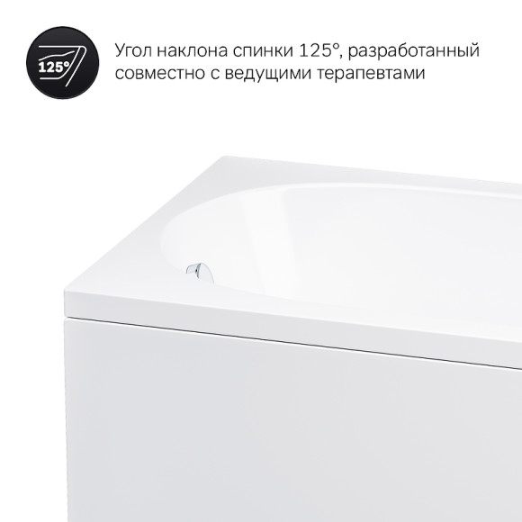 Акриловая ванна AM.PM Spirit 170х75 W72A-170-075W-A2 без гидромассажа Акриловая ванна AM.PM Spirit 170х75 W72A-170-075W-A2 без гидромассажа
