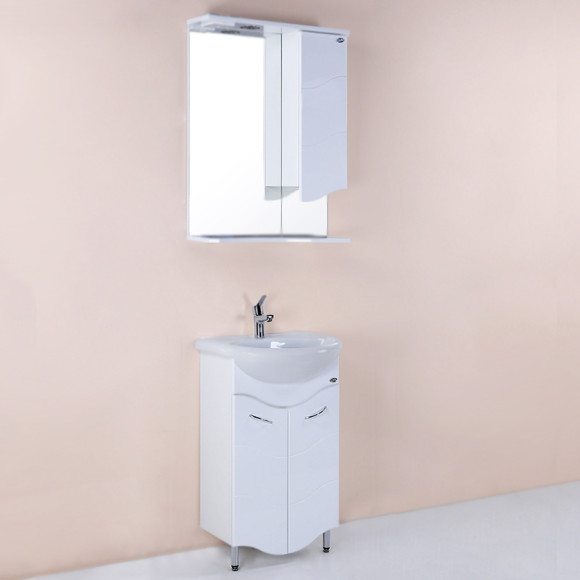 Тумба под раковину Onika Лайн 45 Белая Тумба под раковину Onika Лайн 45 Белая