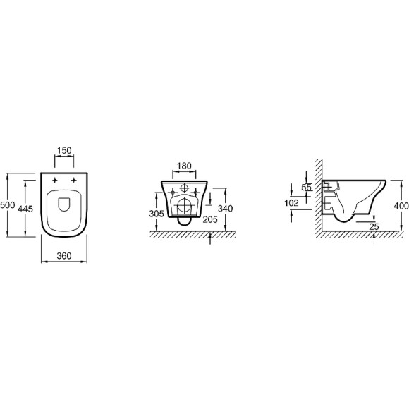 Комплект унитаза с инсталляцией Jacob Delafon Vox E21746RU-00 с сиденьем Микролифт и клавишей смыва Хром Комплект унитаза с инсталляцией Jacob Delafon Vox E21746RU-00 с сиденьем Микролифт и клавишей смыва Хром