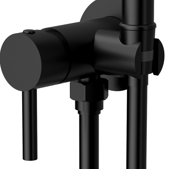 Гигиенический душ со смесителем Raiber Graceful RPB-009 Черный матовый Гигиенический душ со смесителем Raiber Graceful RPB-009 Черный матовый