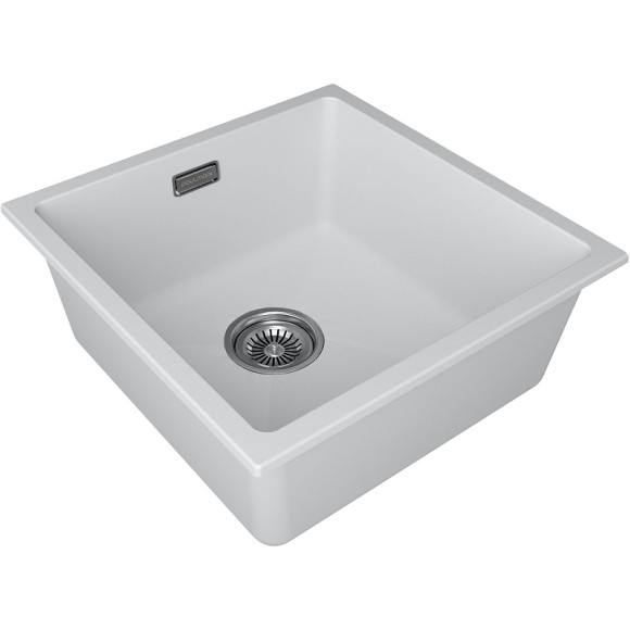 Кухонная мойка Paulmark Lumi 45 UNI LU45-WH Белая Кухонная мойка Paulmark Lumi 45 UNI LU45-WH Белая