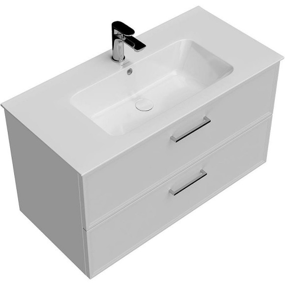 Тумба под раковину Kerama Marazzi Piano Classic 95 PIA.CL.95\WHT.M подвесная Белая матовая