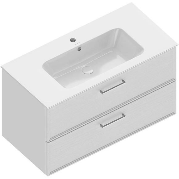 Тумба под раковину Kerama Marazzi Piano Classic 95 PIA.CL.95\WHT.M подвесная Белая матовая