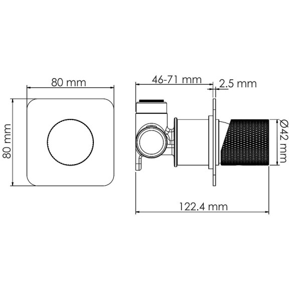 Гигиенический душ со смесителем WasserKRAFT Paar A8851.290.292.335 Розовое золото