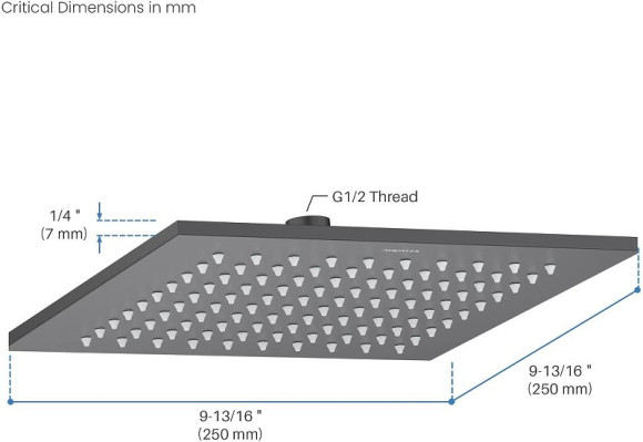 Верхний душ Aquatek AQ2076MB Черный матовый Верхний душ Aquatek AQ2076MB Черный матовый