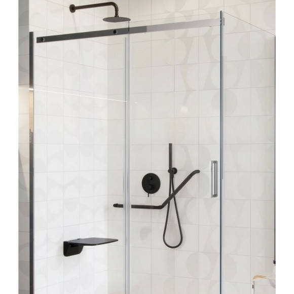Душевая система Excellent Pi Arex AREX.SET.1245BL Черная матовая Душевая система Excellent Pi Arex AREX.SET.1245BL Черная матовая