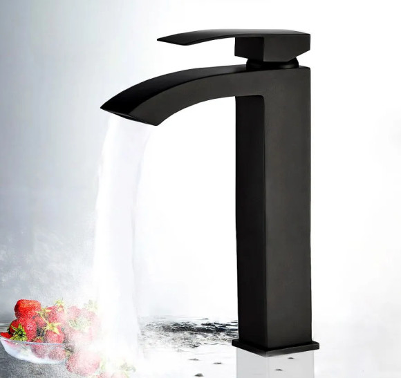 Смеситель для раковины ALMAes Luara TVZ-0901 Черный матовый Смеситель для раковины ALMAes Luara TVZ-0901 Черный матовый