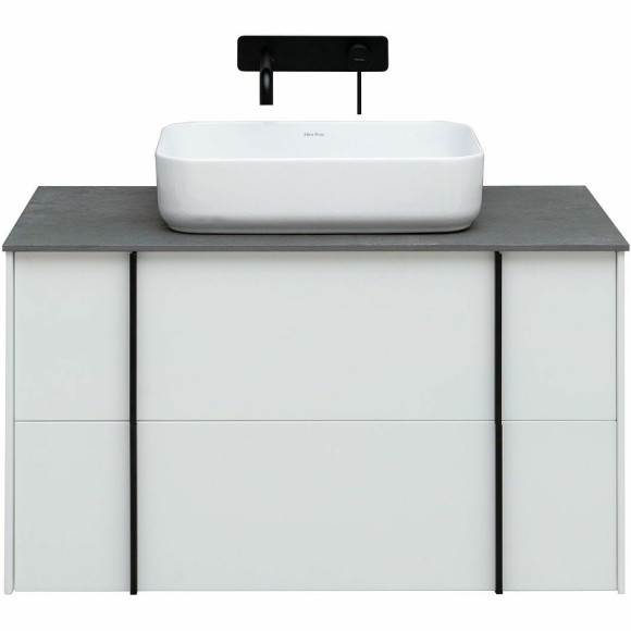 Тумба под раковину Allen Brau Reality 90 1.32006.WM подвесная Белая матовая Тумба под раковину Allen Brau Reality 90 1.32006.WM подвесная Белая матовая