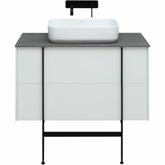 Тумба под раковину Allen Brau Reality 90 1.32006.WM подвесная Белая матовая Тумба под раковину Allen Brau Reality 90 1.32006.WM подвесная Белая матовая