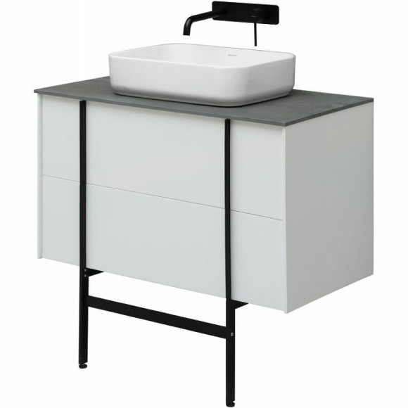 Тумба под раковину Allen Brau Reality 90 1.32006.WM подвесная Белая матовая Тумба под раковину Allen Brau Reality 90 1.32006.WM подвесная Белая матовая