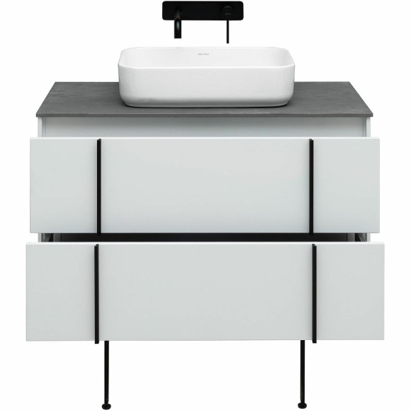 Тумба под раковину Allen Brau Reality 90 1.32006.WM подвесная Белая матовая Тумба под раковину Allen Brau Reality 90 1.32006.WM подвесная Белая матовая