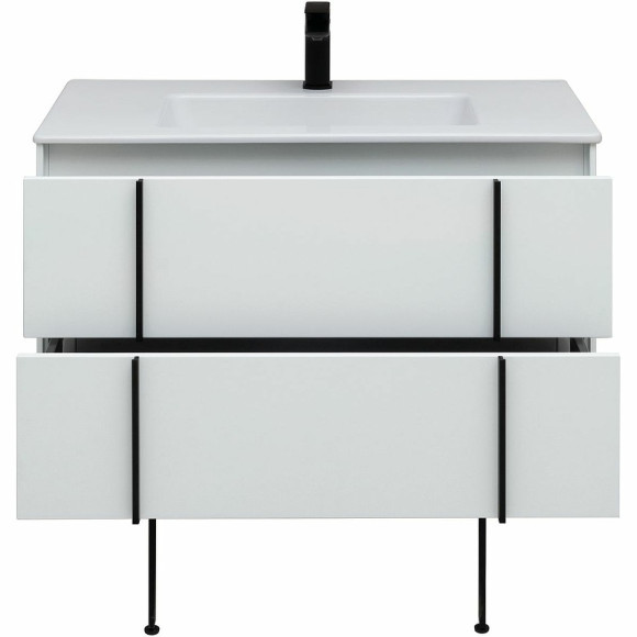 Тумба под раковину Allen Brau Reality 90 1.32006.WM подвесная Белая матовая Тумба под раковину Allen Brau Reality 90 1.32006.WM подвесная Белая матовая