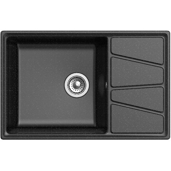 Кухонная мойка GranFest Vertex GF-V-780L Черный Кухонная мойка GranFest Vertex GF-V-780L Черный
