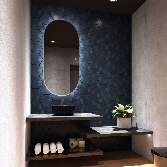 Зеркало Art&Max Bari AM-Bar-700-1500-DS-F с подсветкой с сенсорным выключателем Зеркало Art&Max Bari AM-Bar-700-1500-DS-F с подсветкой с сенсорным выключателем