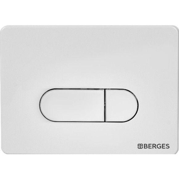 Инсталляция Berges Novum 040231 для унитаза с Белой клавишей смыва