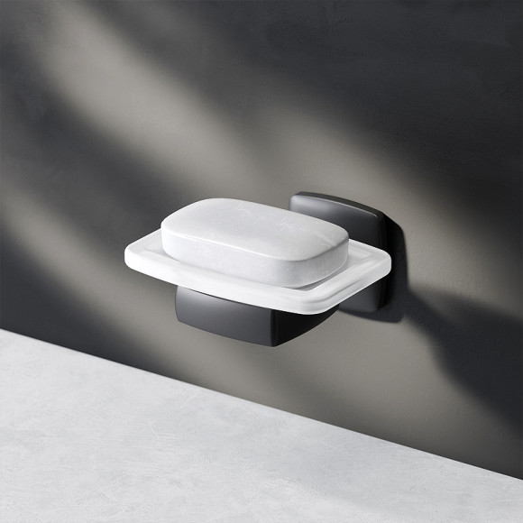 Набор аксессуаров для ванной AM.PM Gem AK90D2106B Черный матовый Набор аксессуаров для ванной AM.PM Gem AK90D2106B Черный матовый