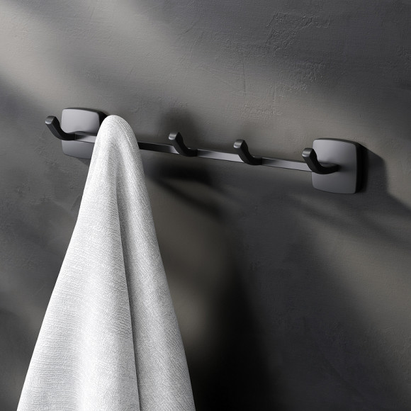 Набор аксессуаров для ванной AM.PM Gem AK90D2106B Черный матовый Набор аксессуаров для ванной AM.PM Gem AK90D2106B Черный матовый