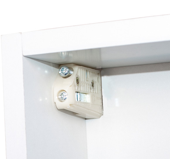 Зеркальный шкаф Style Line Каре 70 L СС-00002371 с подсветкой Белый Зеркальный шкаф Style Line Каре 70 L СС-00002371 с подсветкой Белый