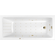 Акриловая ванна Whitecross Wave Slim 180x80 0111.180080.100.NANO.GL с гидромассажем