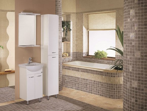 Зеркало Onika Коралл 55.01 205501 с подсветкой Белое