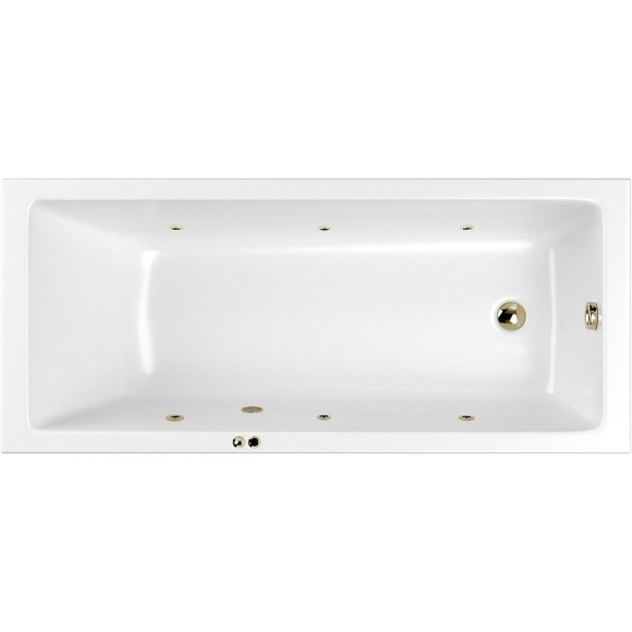 Акриловая ванна Whitecross Wave 160x80 0101.160080.100.SOFT.BR с гидромассажем
