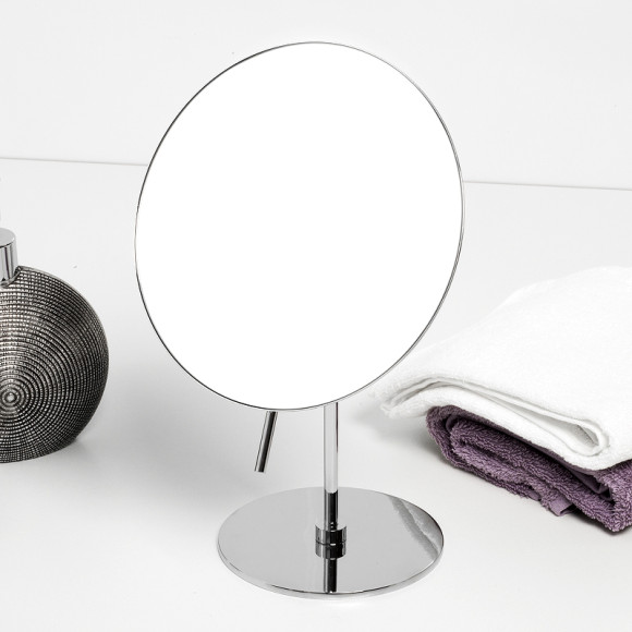 Косметическое зеркало WasserKRAFT K-1002 с увеличением Хром