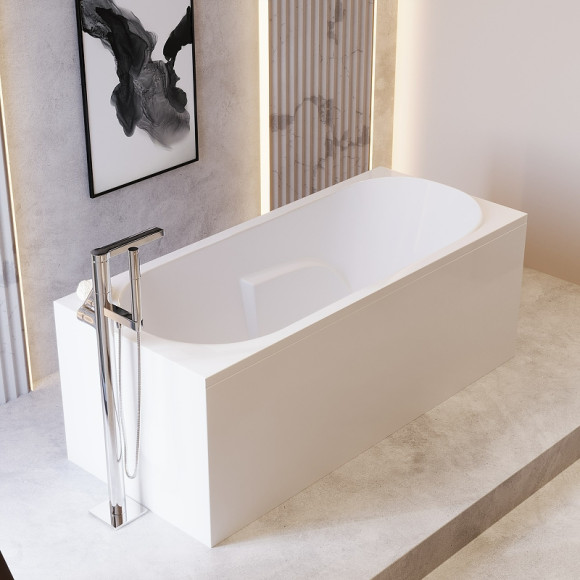 Акриловая ванна Corpa Nera Santi 150x75 CN05021WH без гидромассажа