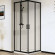 Душевой уголок Vincea City 90х90 VSS-5CT900CLB профиль Черный стекло прозрачное Душевой уголок Vincea City 90х90 VSS-5CT900CLB профиль Черный стекло прозрачное