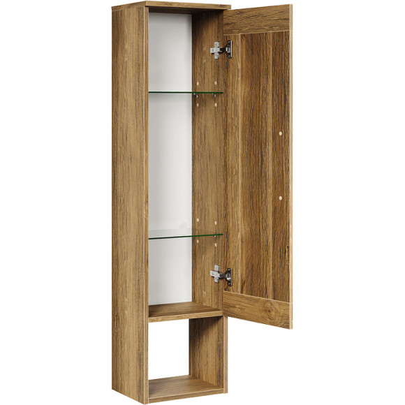 Шкаф пенал Aqwella Craft 30 CRF0503DB подвесной Дуб балтийский Шкаф пенал Aqwella Craft 30 CRF0503DB подвесной Дуб балтийский