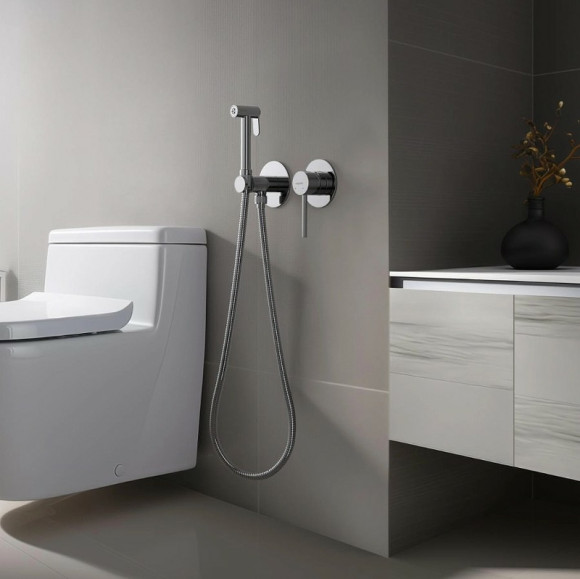 Гигиенический душ со смесителем Aquatek Европа AQ1319CR Хром