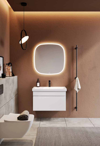 Зеркало Aqwella Aura A 80 AUR0208AH с подсветкой с бесконтактным выключателем