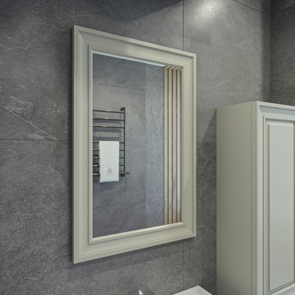 Зеркало Caprigo Ponza 60 13530-B021 Серое матовое