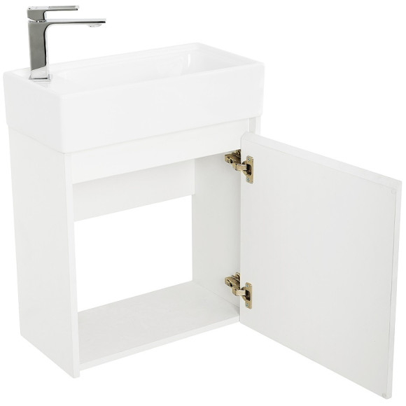 Тумба под раковину BelBagno Kraft Mini 50 R KRAFT MINI-500/260-1A-SO-BO-R подвесная Bianco Opaco