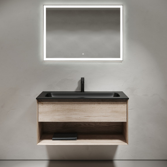 Тумба под раковину Sancos Marmi 1.0 100 MR1.0100EG подвесная Дуб галифакс натуральный Тумба под раковину Sancos Marmi 1.0 100 MR1.0100EG подвесная Дуб галифакс натуральный