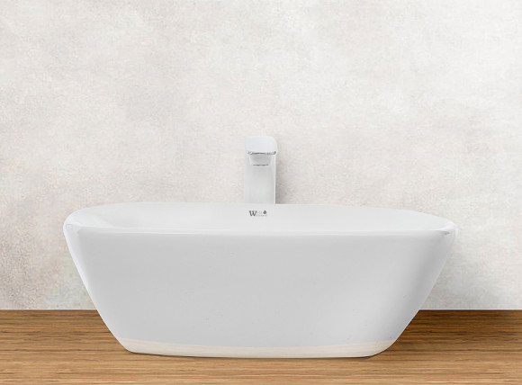 Раковина-чаша WeltWasser Elbach 2076 43 10000004563 Белый глянец