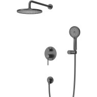 Душевая система Cezares Relax RELAX-DSET-NOP Черная матовая