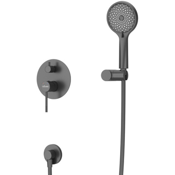 Душевая система Cezares Relax RELAX-DSET-NOP Черная матовая