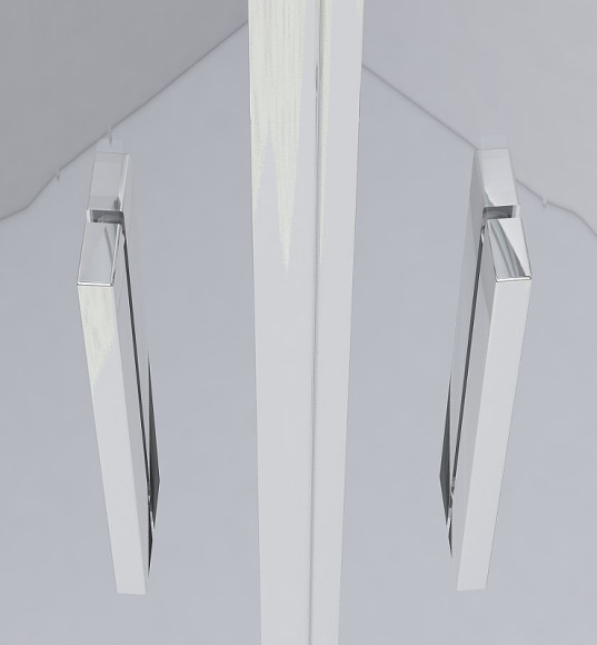 Душевой уголок Vincea Garda 90x80 VSS-1G8090CLG профиль Золото брашированное стекло прозрачное