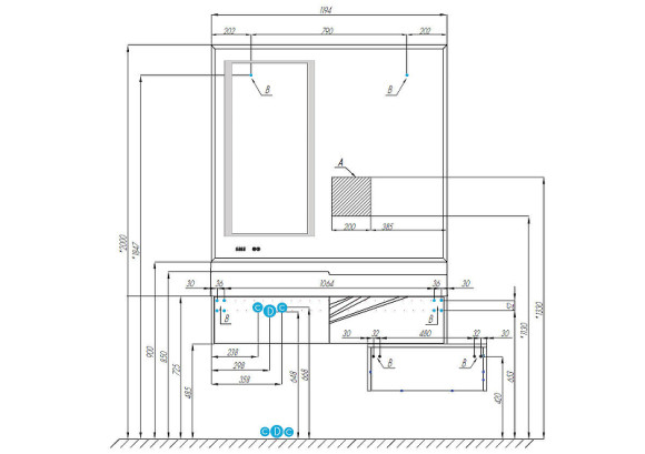 Зеркало Aquaton Сакура 120 1A220002SKW80 с подсветкой с сенсорным выключателем с антизапотеванием и часами