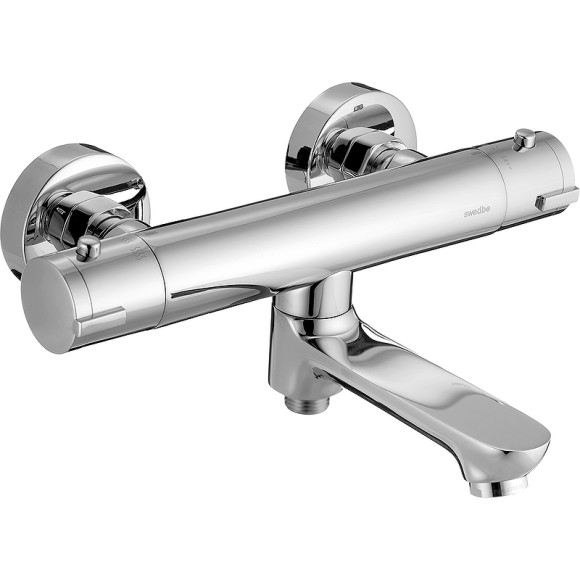 Смеситель для ванны Swedbe Mercury 9045 с термостатом Хром Смеситель для ванны Swedbe Mercury 9045 с термостатом Хром