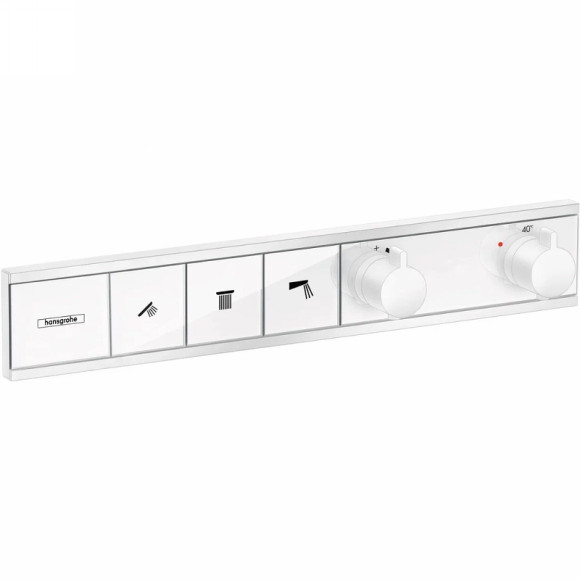 Смеситель для душа Hansgrohe RainSelect 15381700 с термостатом Белый матовый
